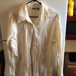 Long sleeve button up blouse